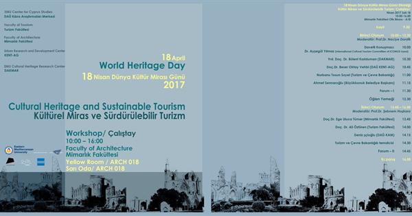 World Heritage Day 2017, cultural heritage and sustainable tourism 
