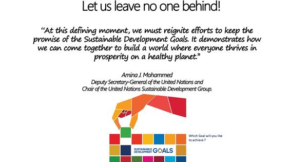 CALL FOR ACTION: We are SDGs!