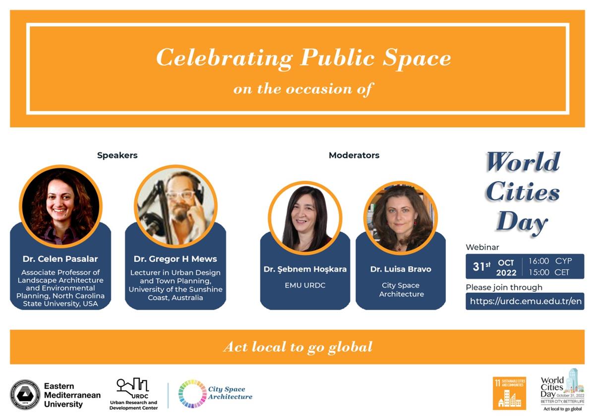 Celebrating Public Space on the Occasion of World Cities Day